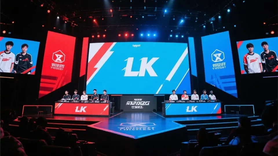 LCK春季赛直播画面示意